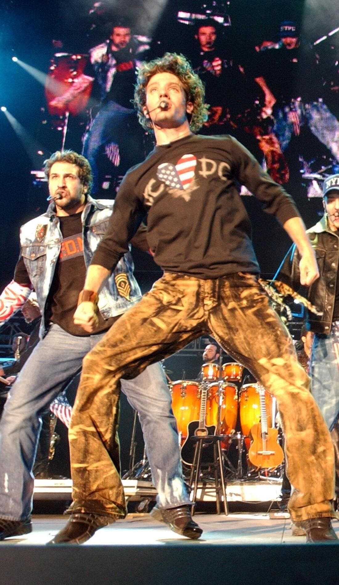 NSYNC promotional image for upcoming events and ticket sales in Salt Lake City