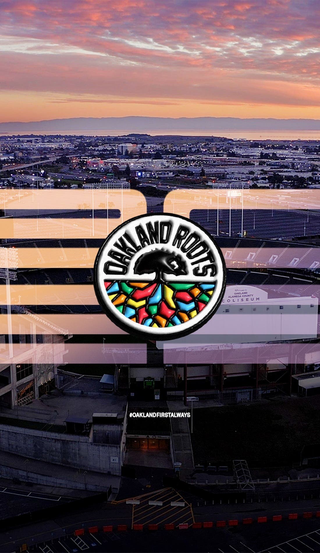 Oakland Roots SC promotional image for upcoming events and ticket sales