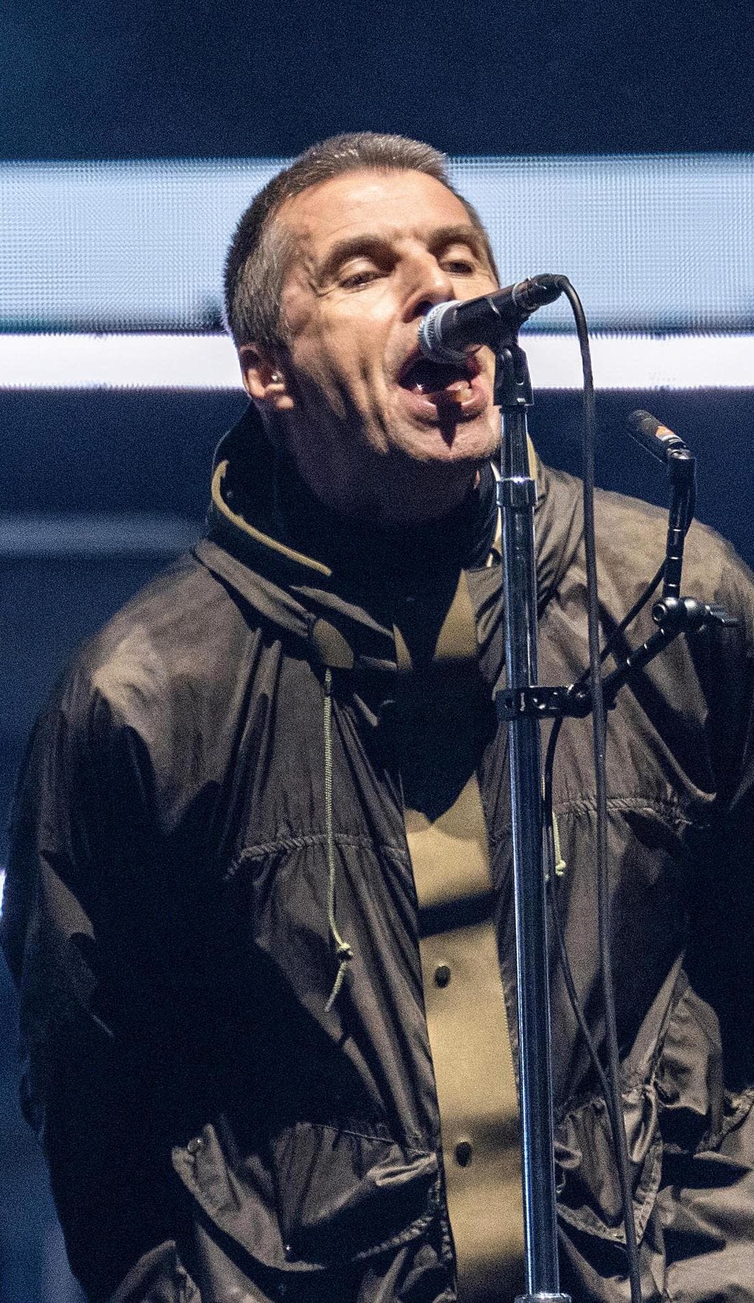 Oasis promotional image for upcoming events and ticket sales in New York