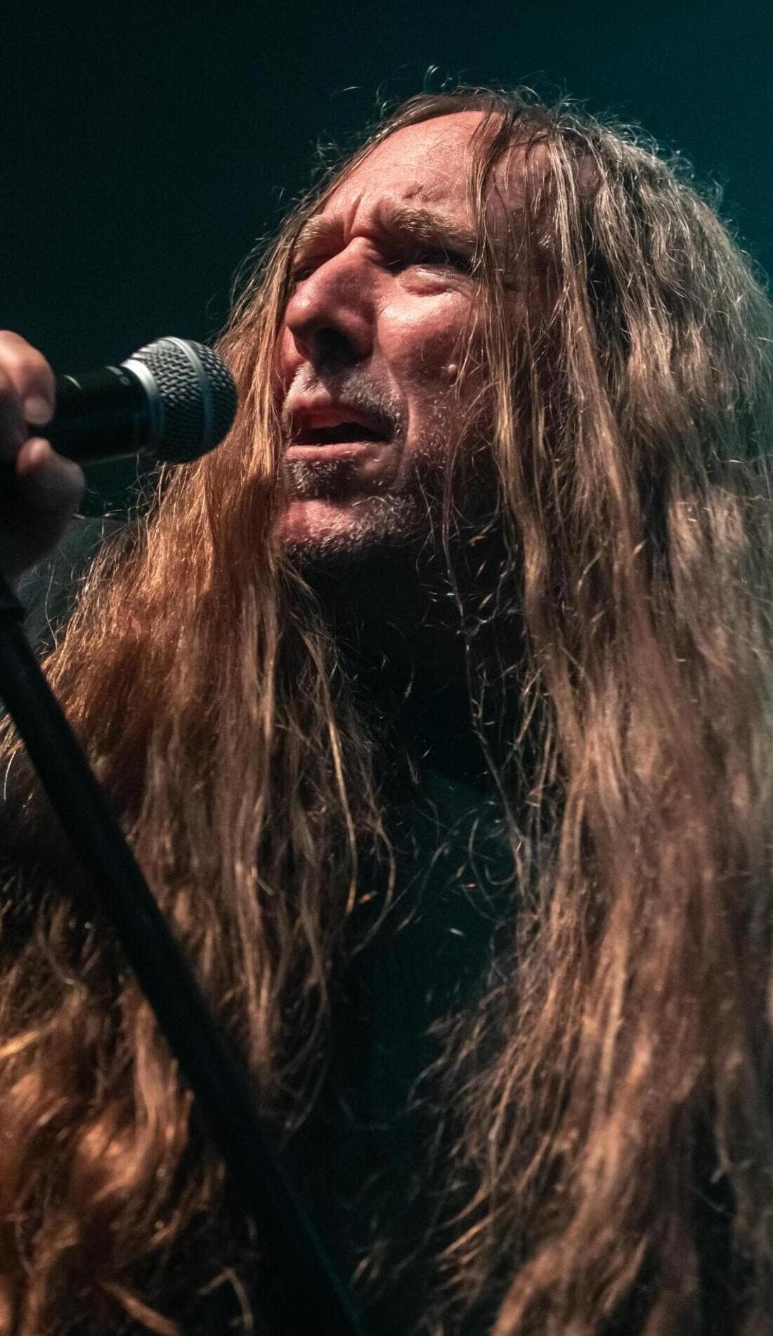 Obituary promotional image for upcoming events and ticket sales