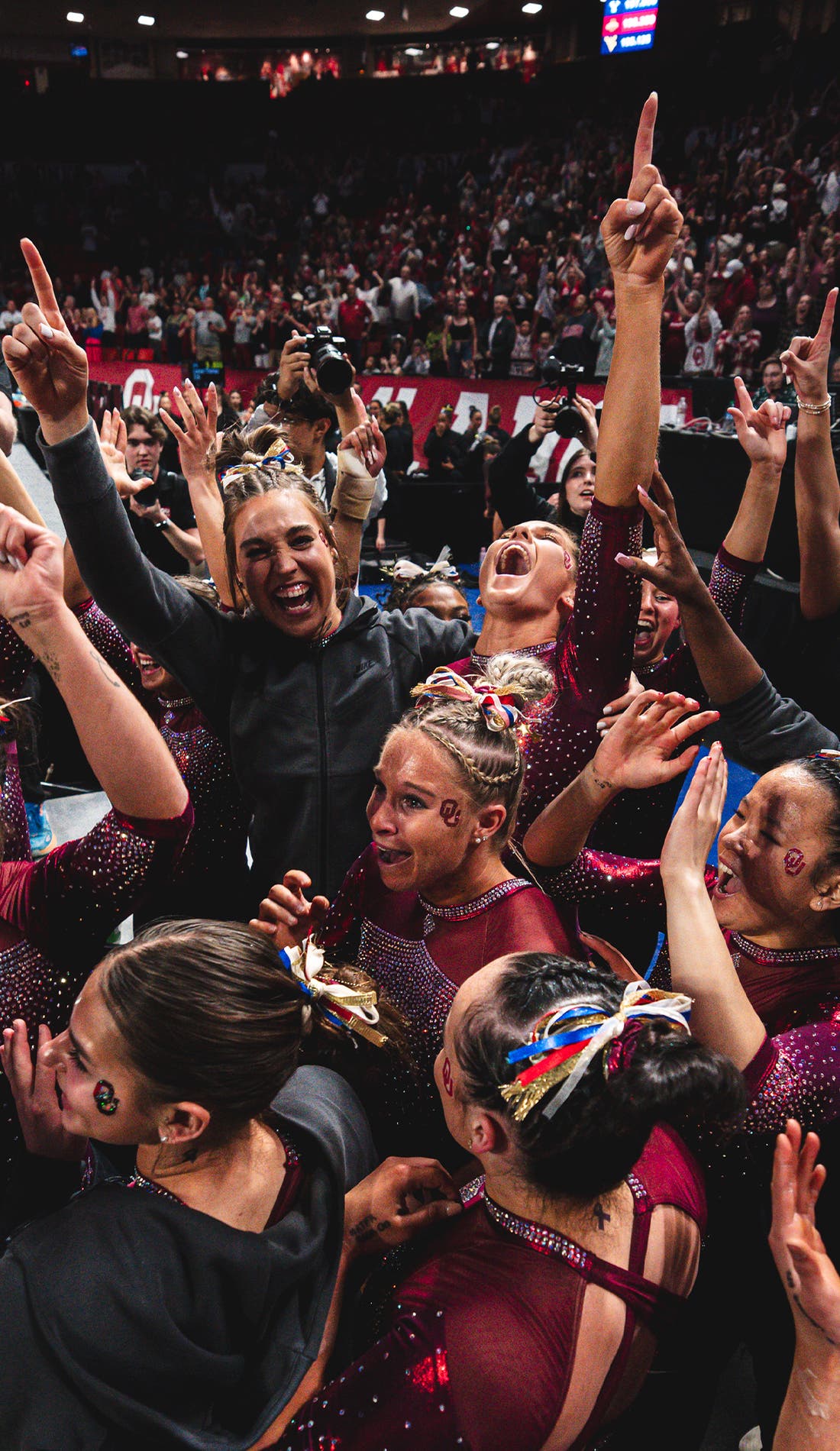 Oklahoma Sooners Womens Gymnastics promotional image for upcoming events and ticket sales