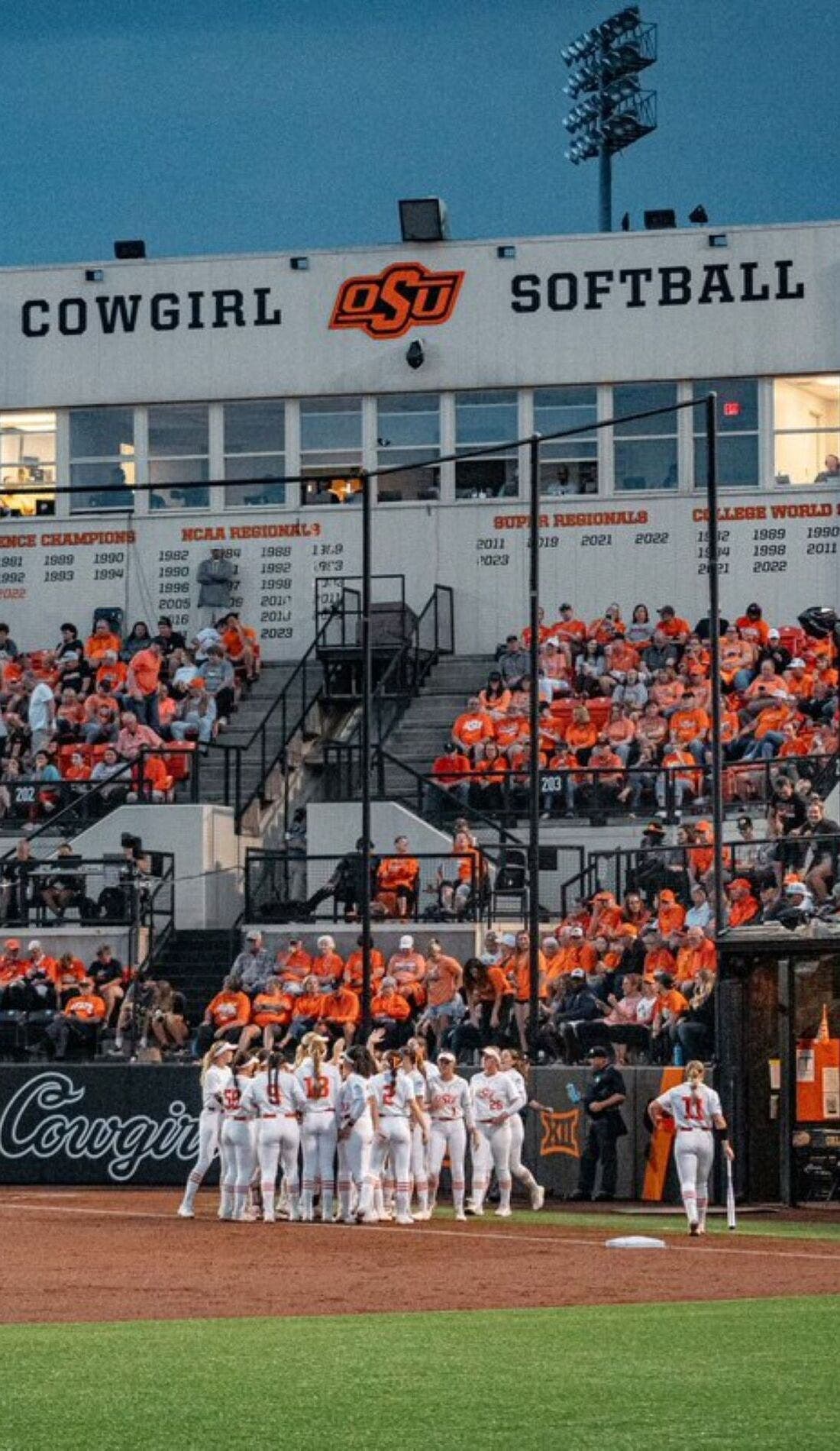 Oklahoma State Cowgirls Softball promotional image for upcoming events and ticket sales