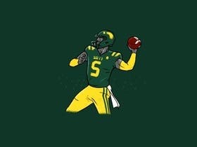 Oregon Ducks Football at Autzen Stadium