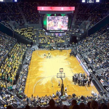 Promotional image of Oregon Ducks Mens Basketball