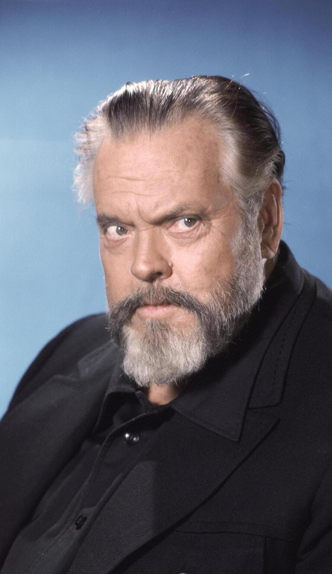 Orson Welles promotional image for upcoming events and ticket sales