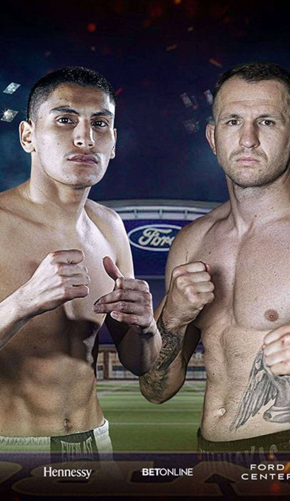 Ortiz Jr promotional image for upcoming events and ticket sales