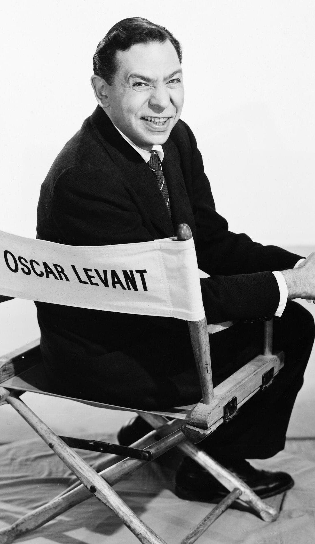 Oscar Levant promotional image for upcoming events and ticket sales