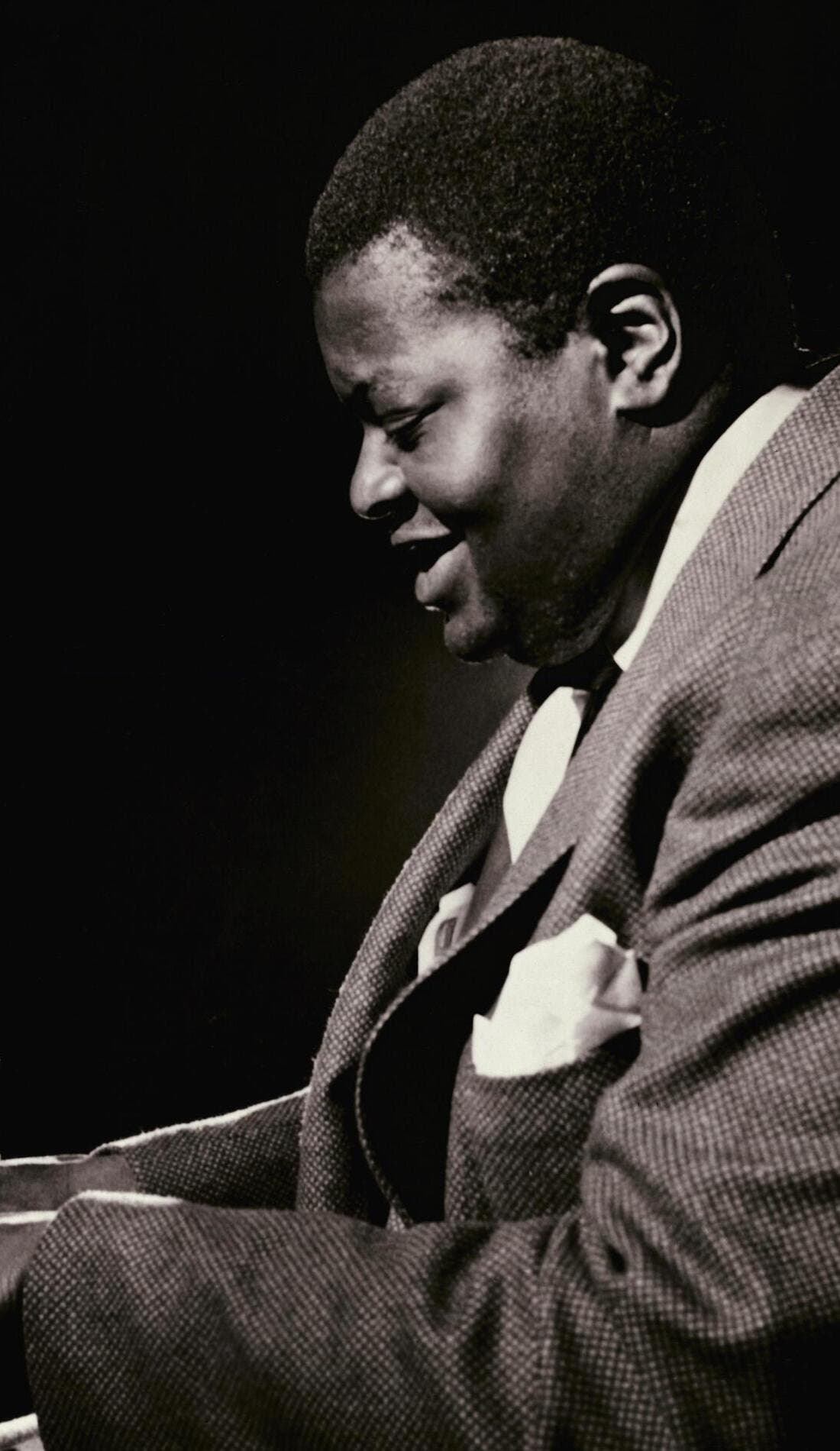 Oscar Peterson promotional image for upcoming events and ticket sales