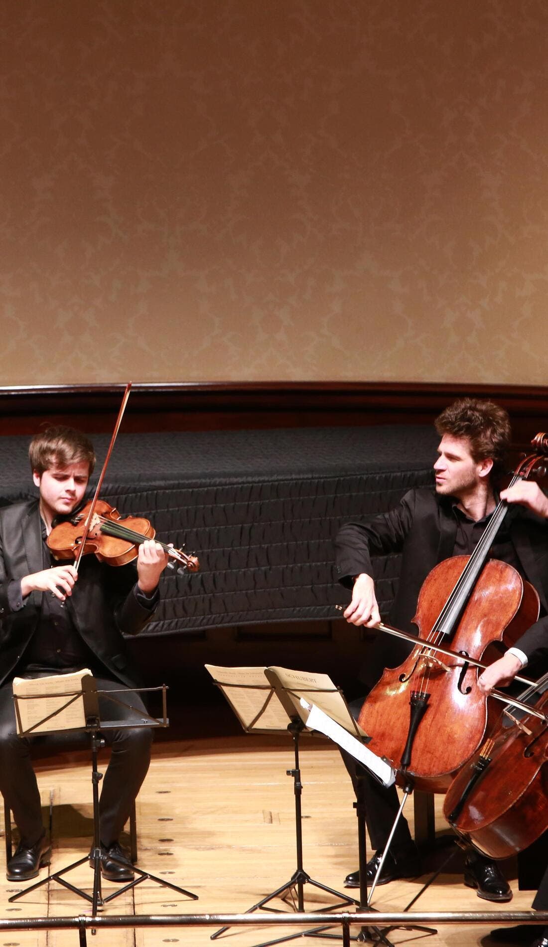 Ovation String Quartet promotional image for upcoming events and ticket sales