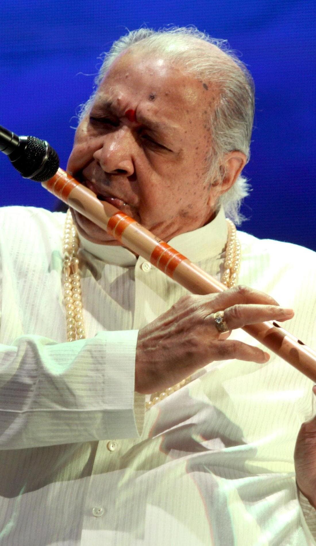 Pandit Hariprasad Chaurasia promotional image for upcoming events and ticket sales