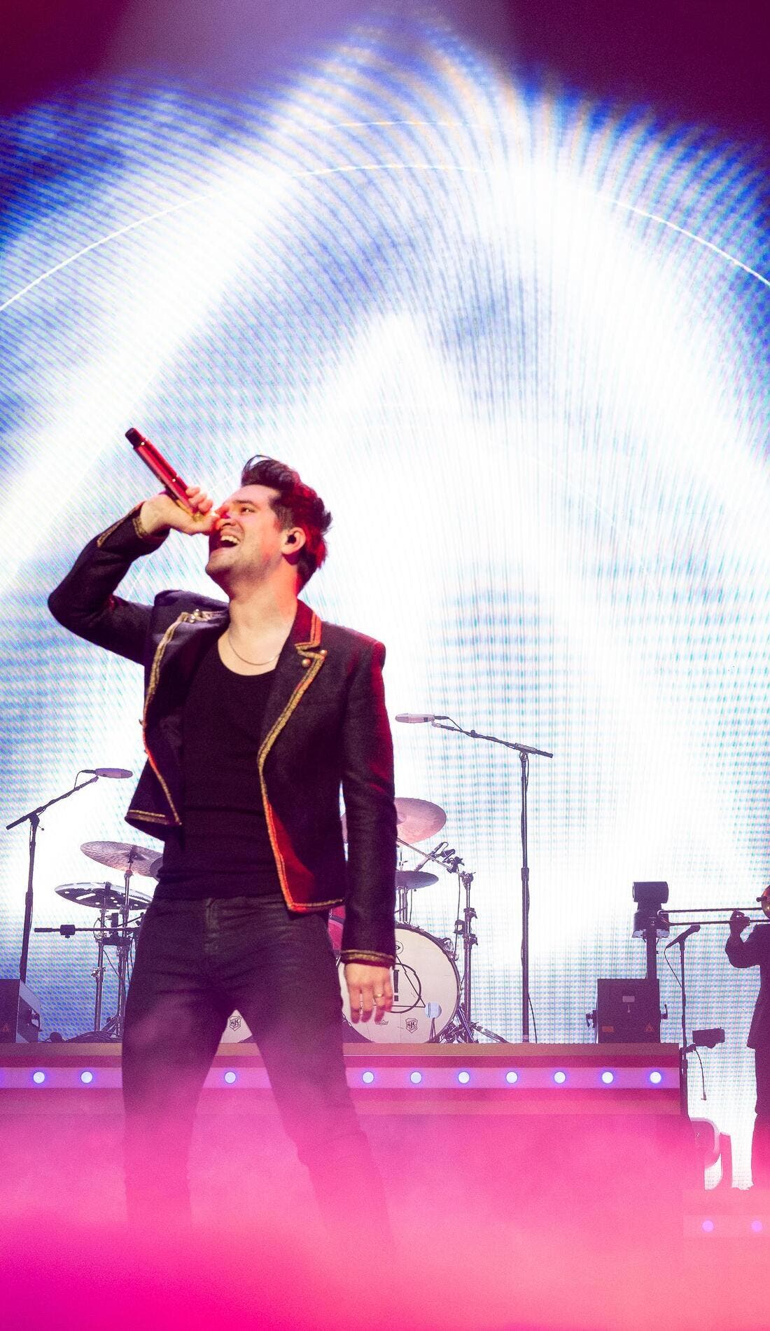 Panic! At The Disco promotional image for upcoming events and ticket sales