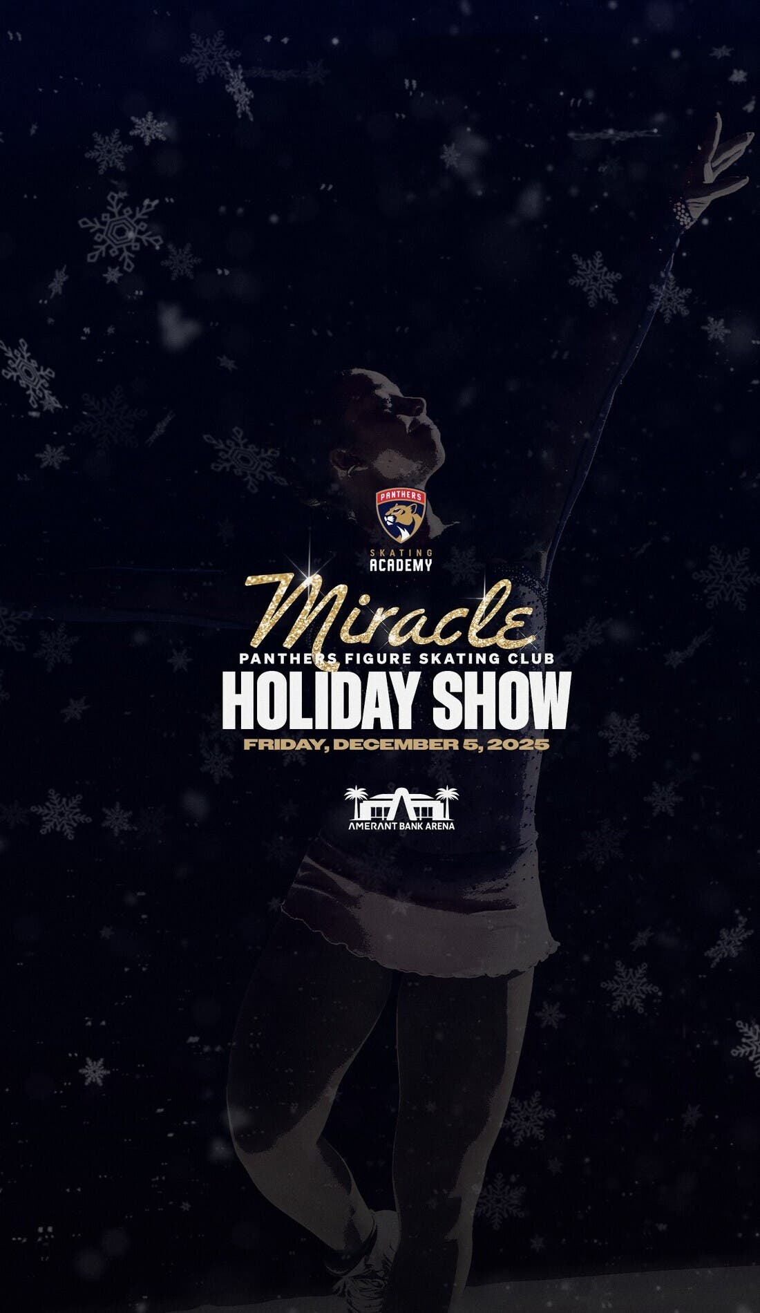 Panthers Figure Skating Club promotional image for upcoming events and ticket sales