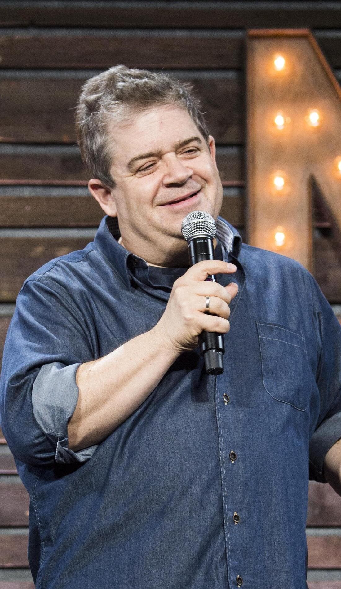 Patton Oswalt promotional image for upcoming events and ticket sales