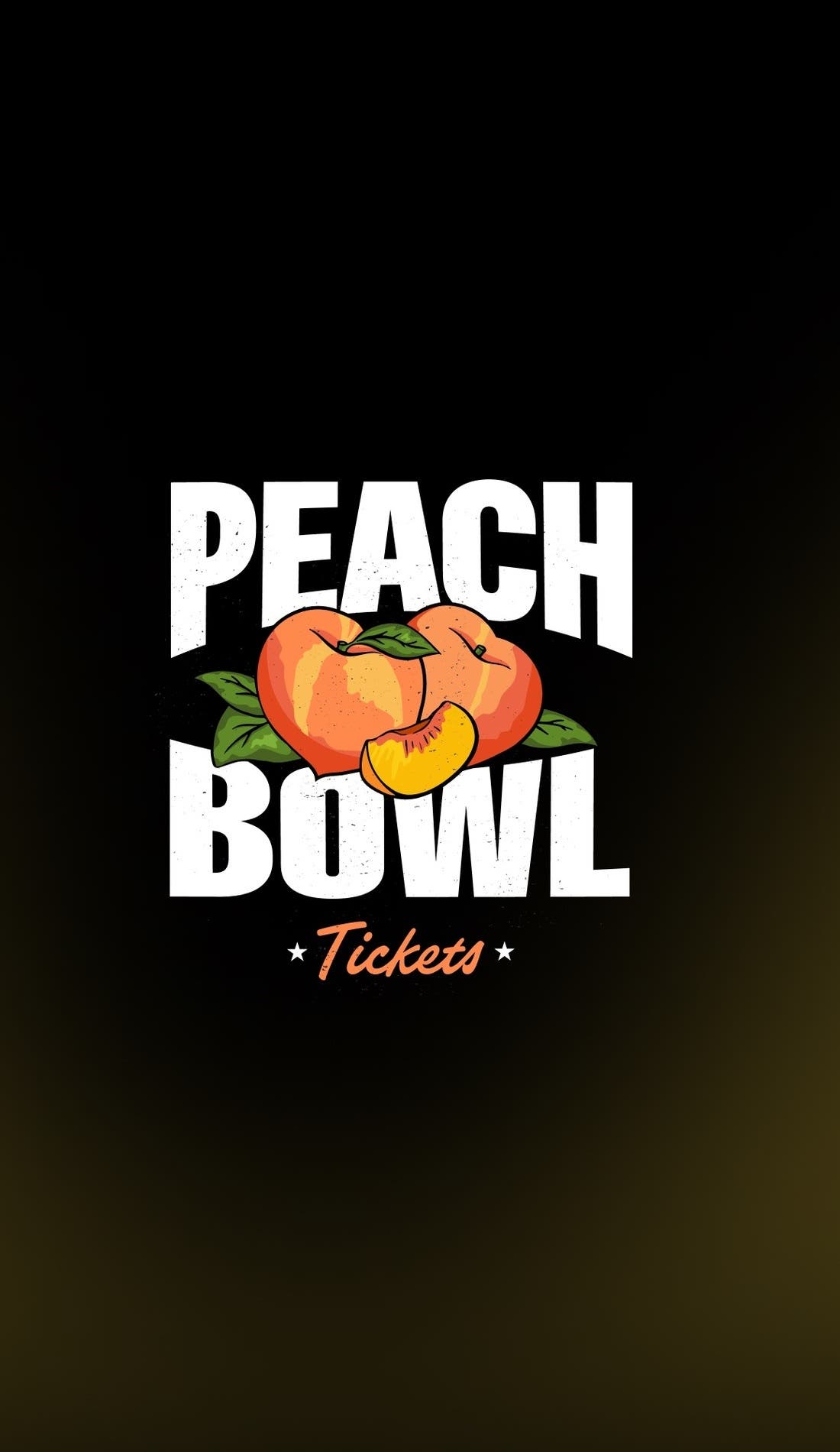 Peach Bowl promotional image for upcoming events and ticket sales