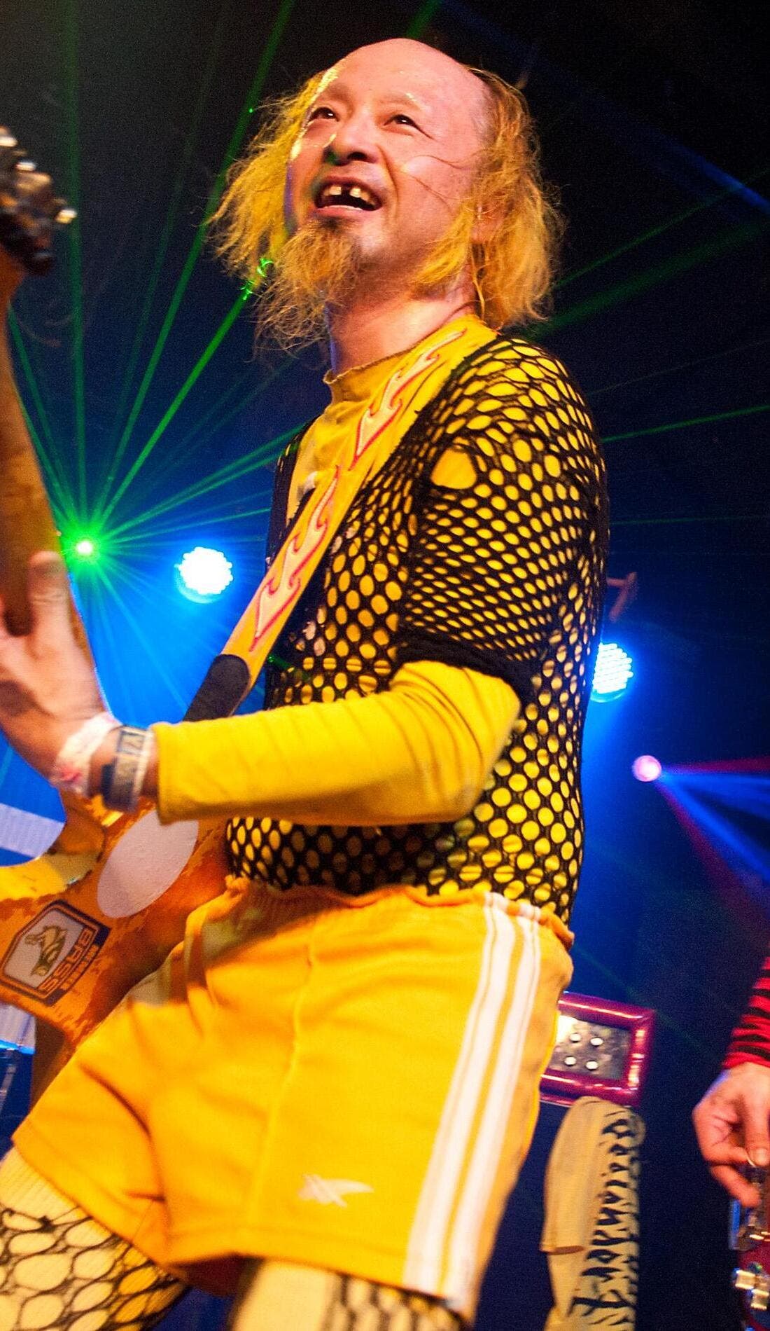 Peelander-Z promotional image for upcoming events and ticket sales