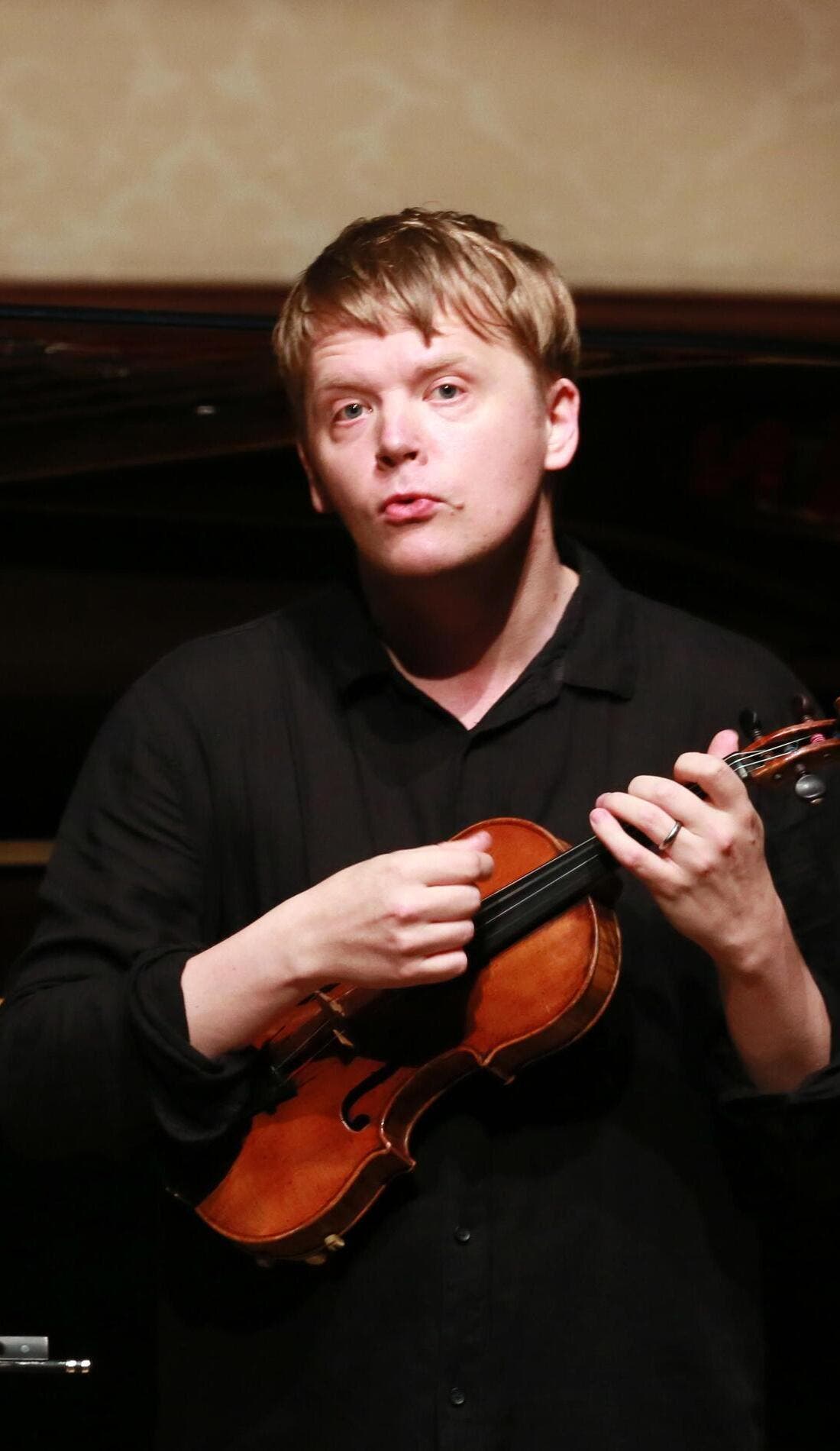 Pekka Kuusisto promotional image for upcoming events and ticket sales