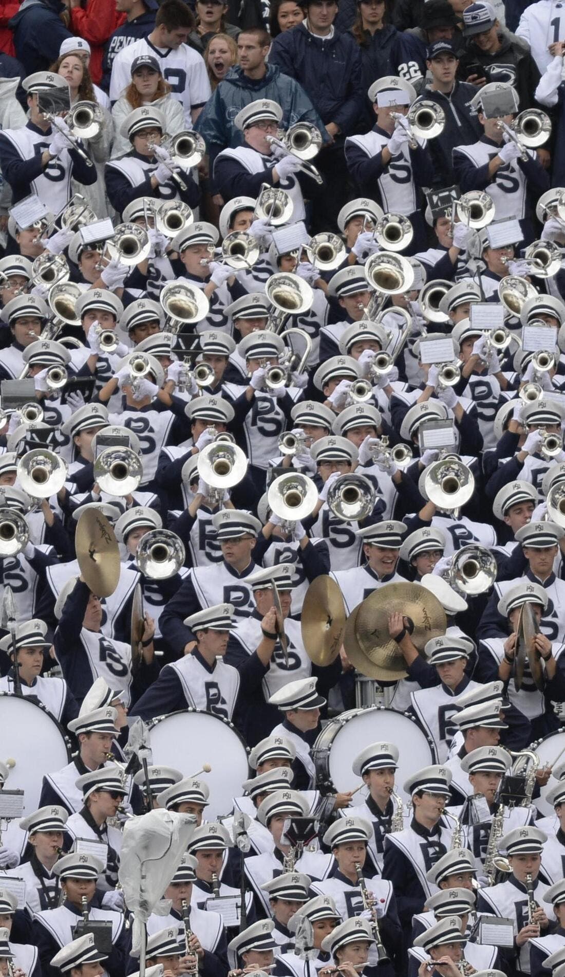 Penn State Blue Band promotional image for upcoming events and ticket sales