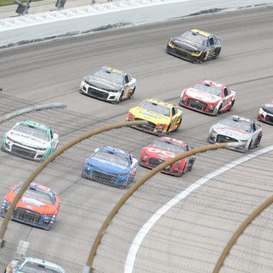 Promotional image of Pennzoil 150 at the Brickyard