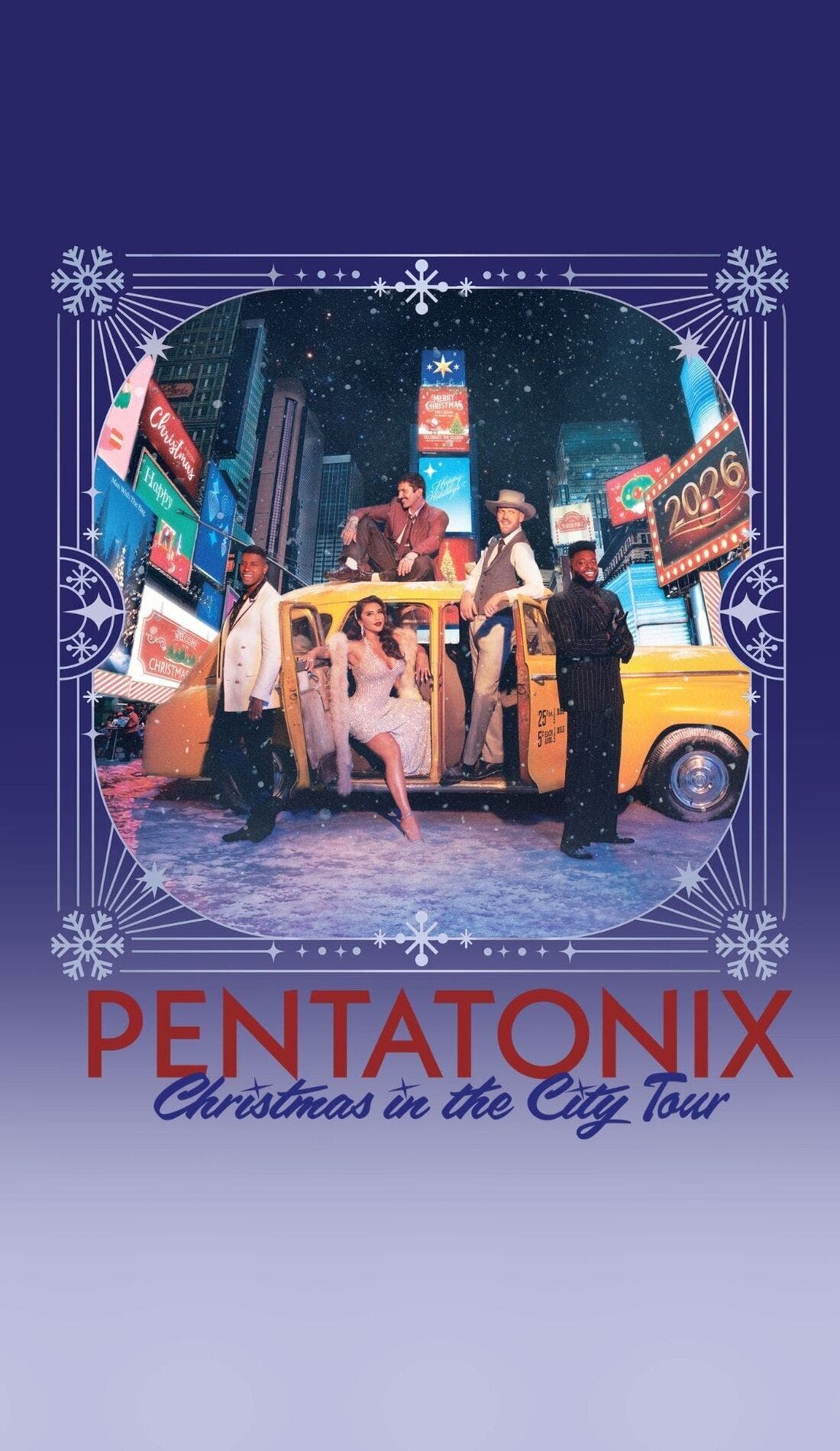 Pentatonix promotional image for upcoming events and ticket sales