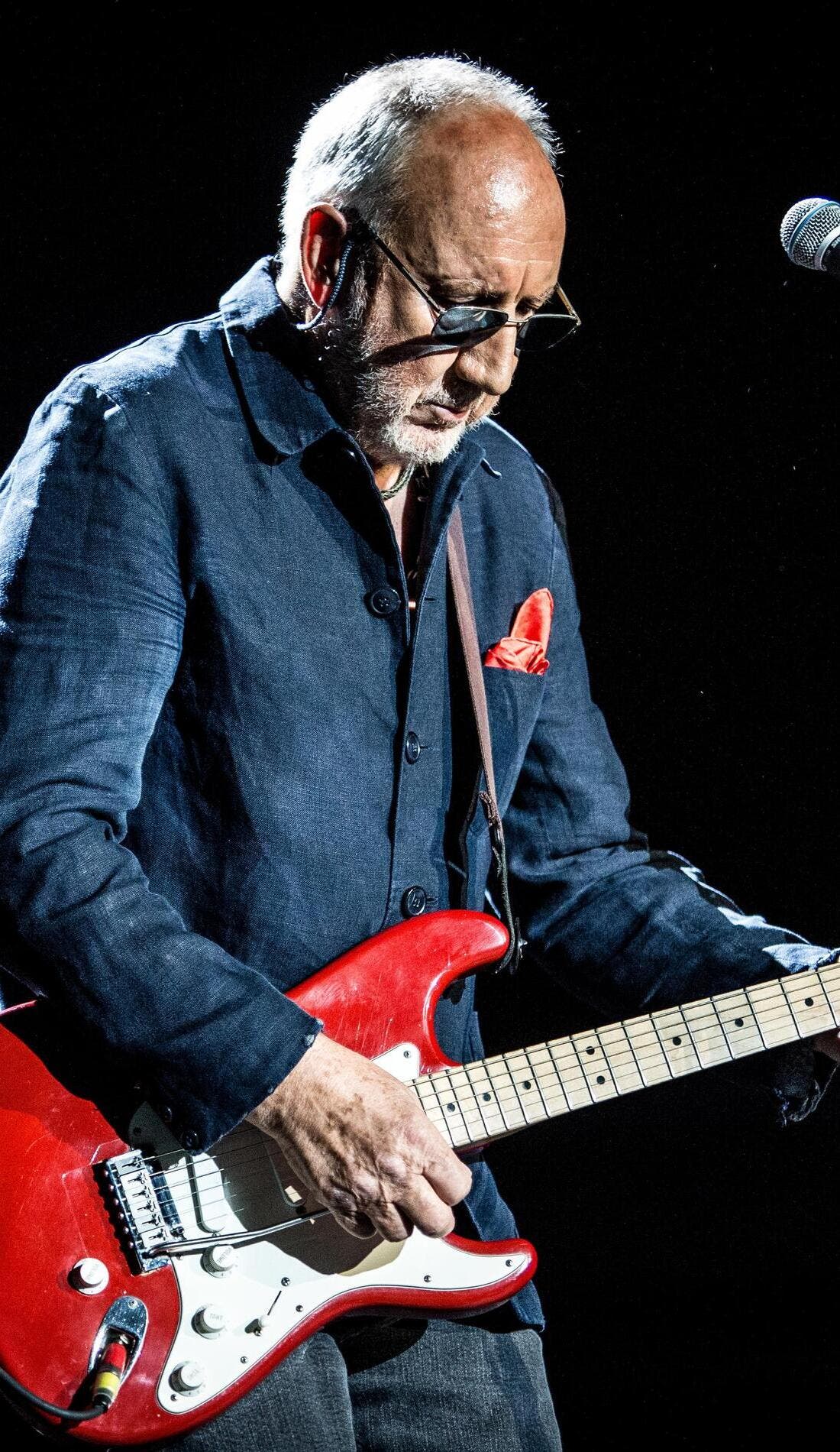 Pete Townshend promotional image for upcoming events and ticket sales