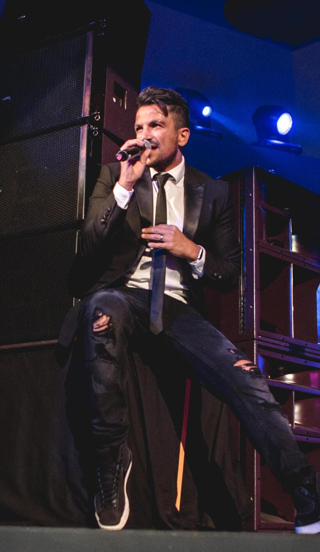Peter Andre promotional image for upcoming events and ticket sales