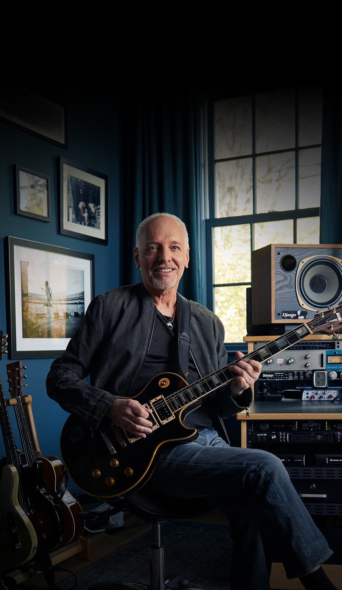 Peter Frampton promotional image for upcoming events and ticket sales
