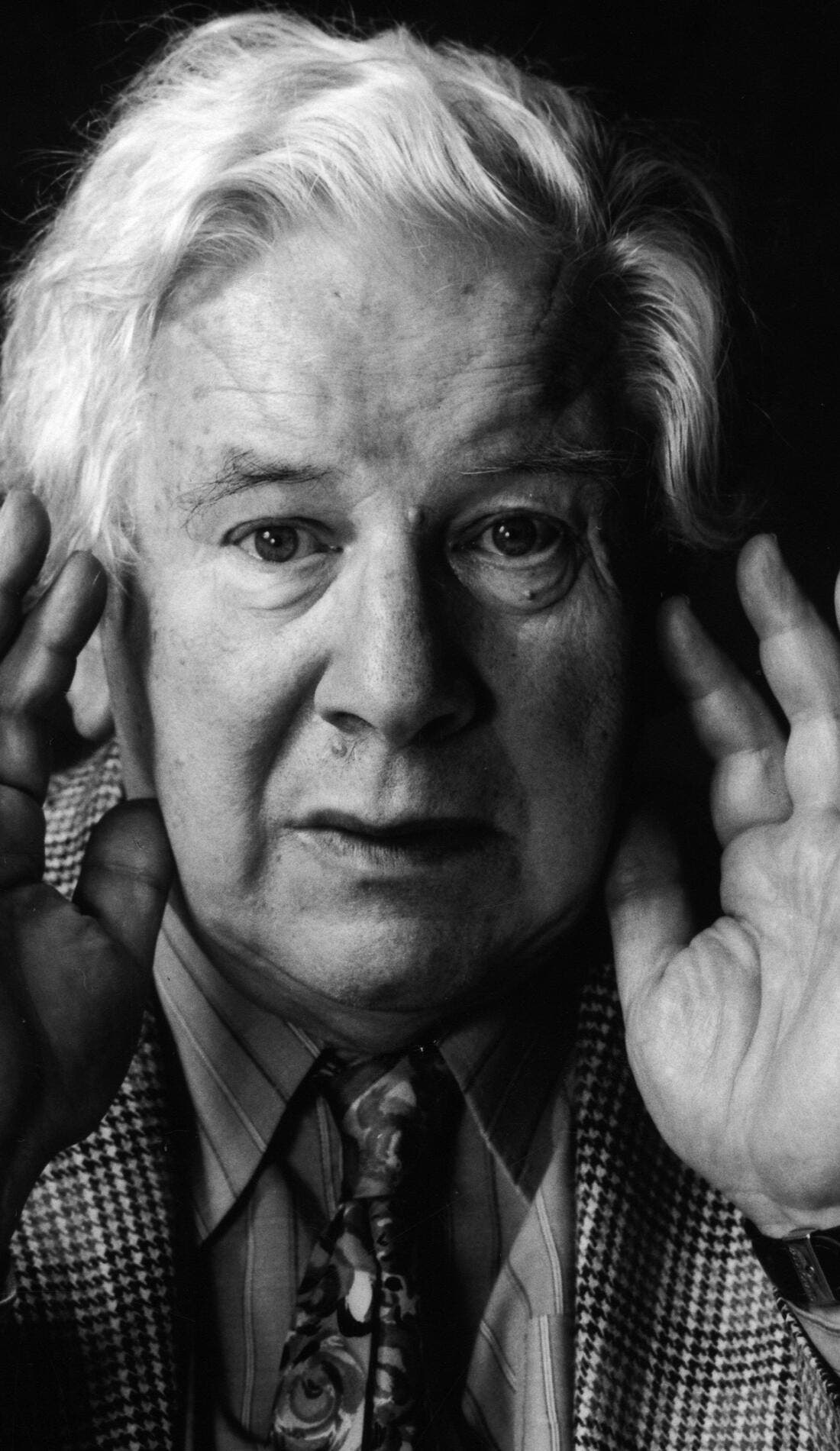 Peter Ustinov promotional image for upcoming events and ticket sales