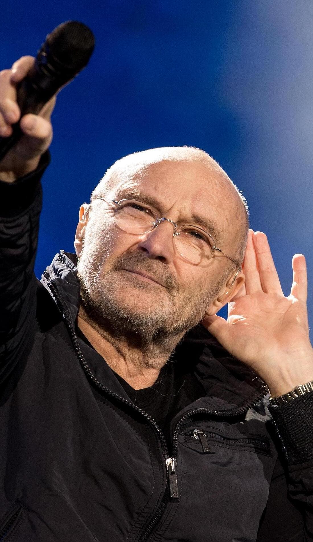 Phil Collins promotional image for upcoming events and ticket sales