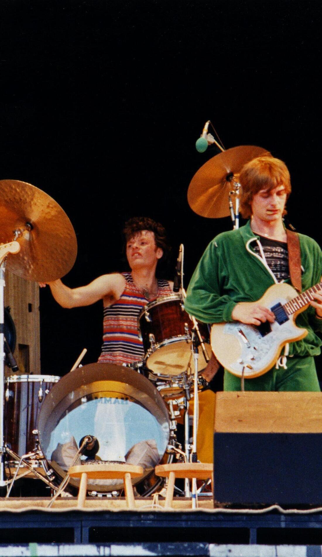 Pierre Moerlen's Gong promotional image for upcoming events and ticket sales