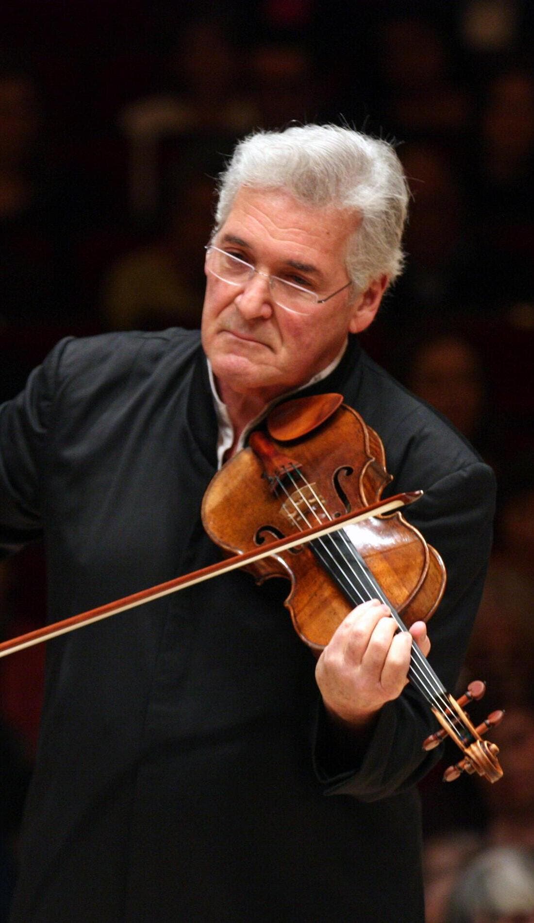 Pinchas Zukerman promotional image for upcoming events and ticket sales