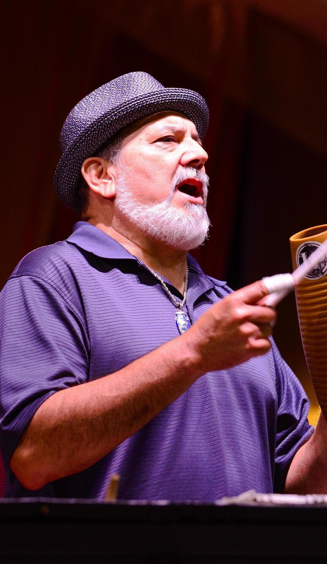 Poncho Sanchez promotional image for upcoming events and ticket sales