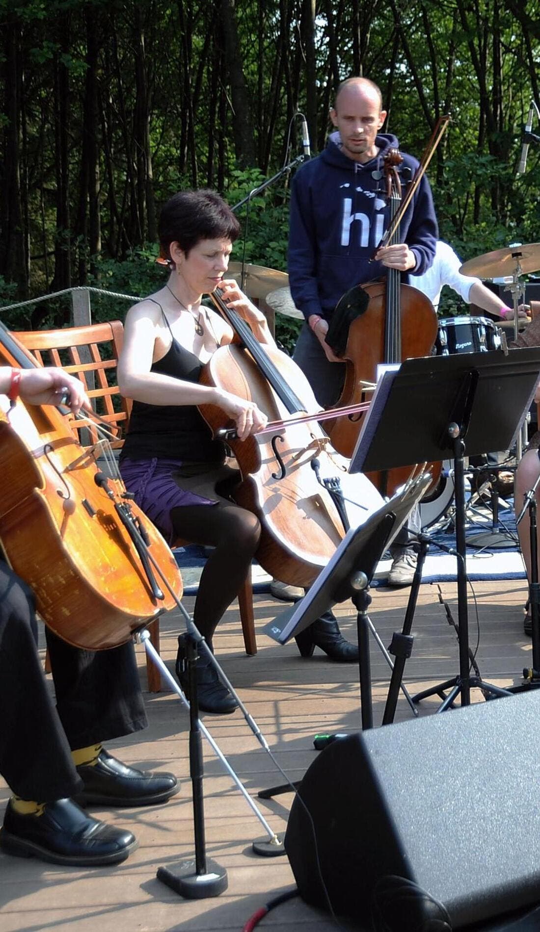 Portland Cello Project promotional image for upcoming events and ticket sales
