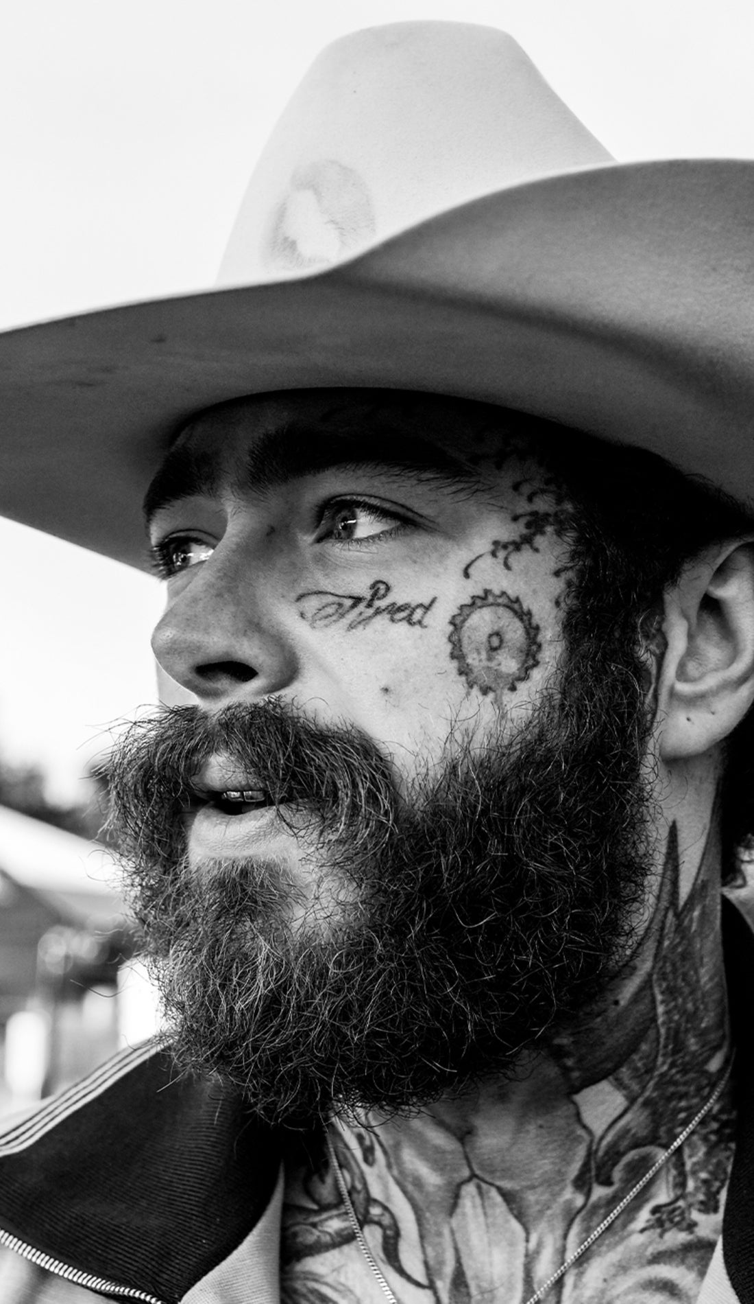 Post Malone promotional image for upcoming events and ticket sales