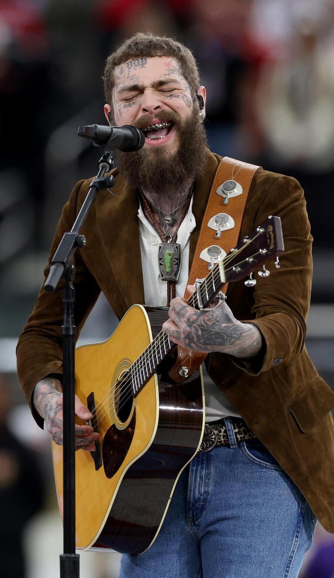 Post Malone promotional image for upcoming events and ticket sales