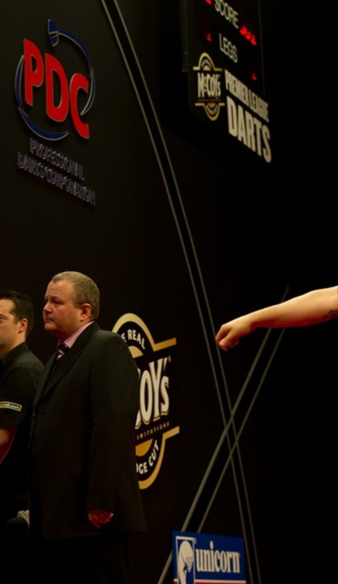 Premier League Darts promotional image for upcoming events and ticket sales