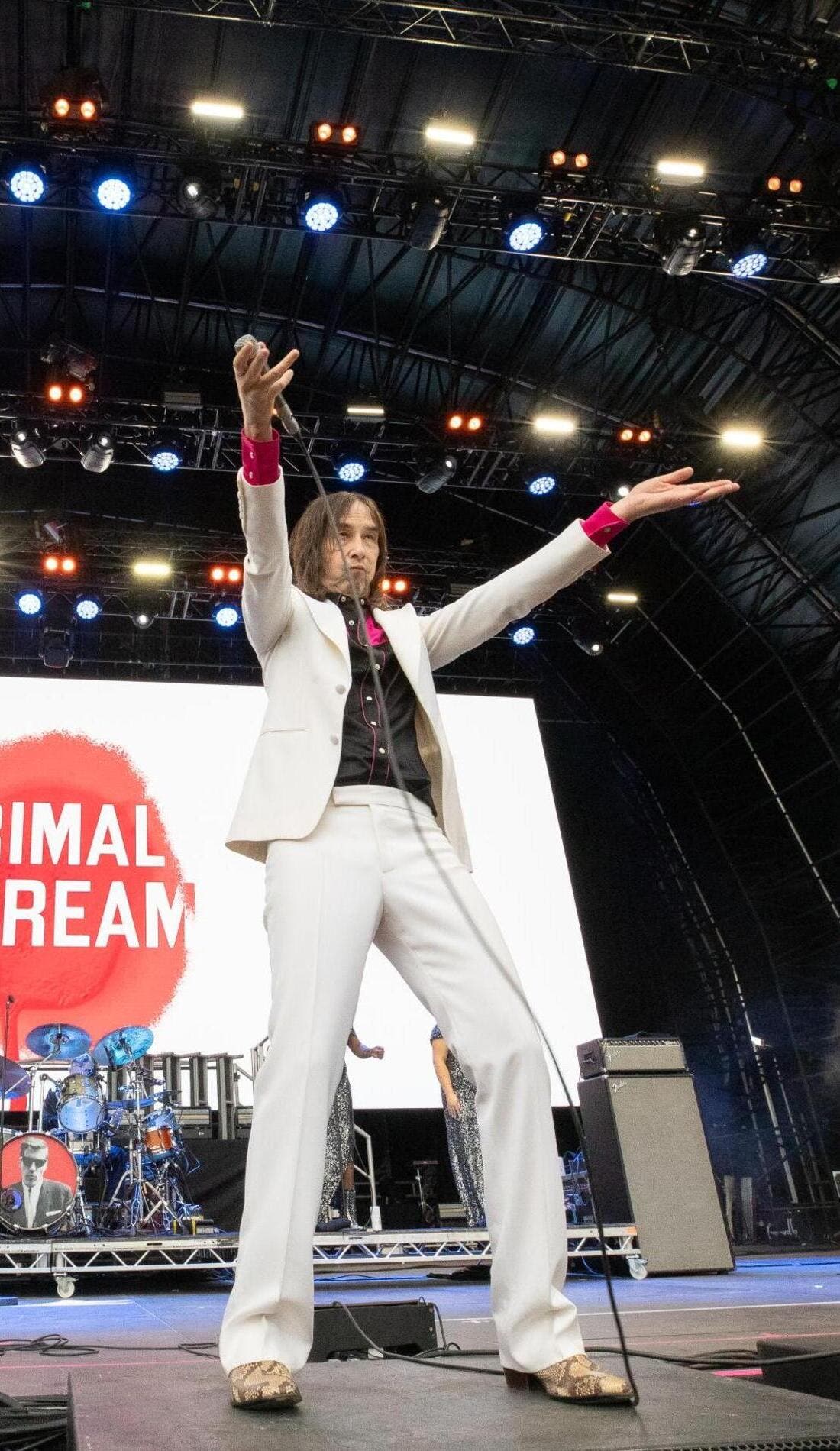 Primal Scream promotional image for upcoming events and ticket sales