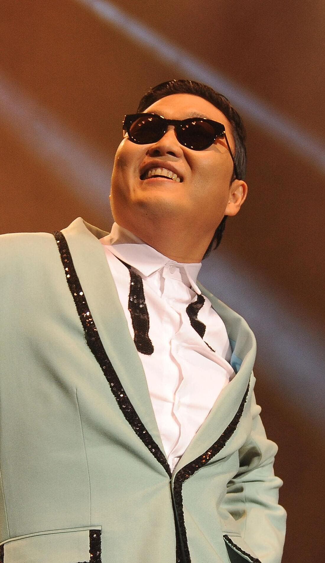 Psy promotional image for upcoming events and ticket sales