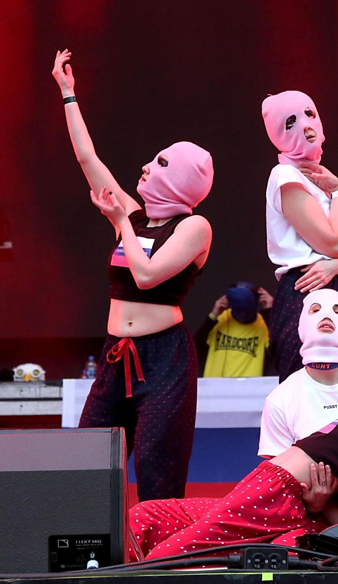 Pussy Riot promotional image for upcoming events and ticket sales
