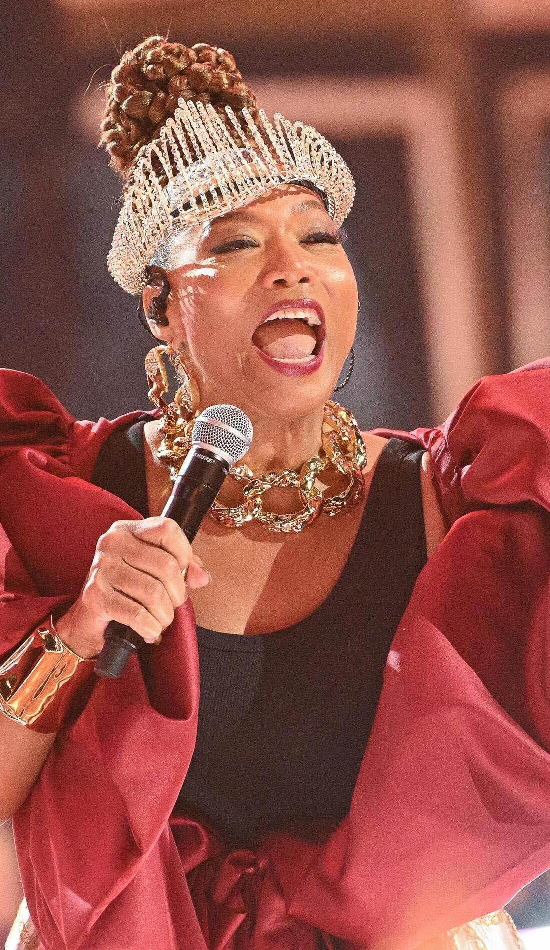 Queen Latifah promotional image for upcoming events and ticket sales