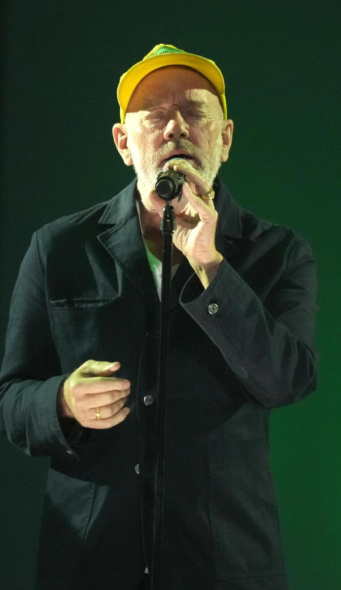 R.E.M. promotional image for upcoming events and ticket sales