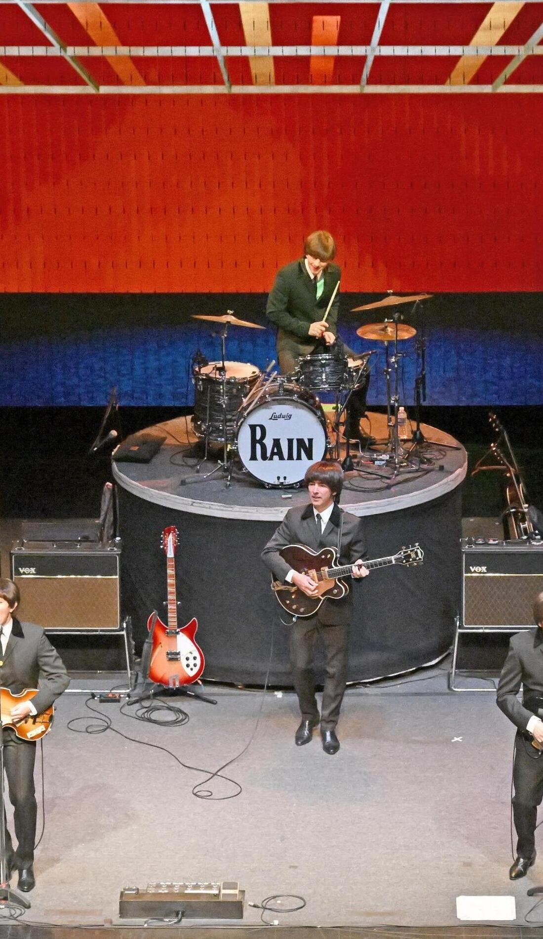 Rain - A Tribute to The Beatles promotional image for upcoming events and ticket sales in San Antonio