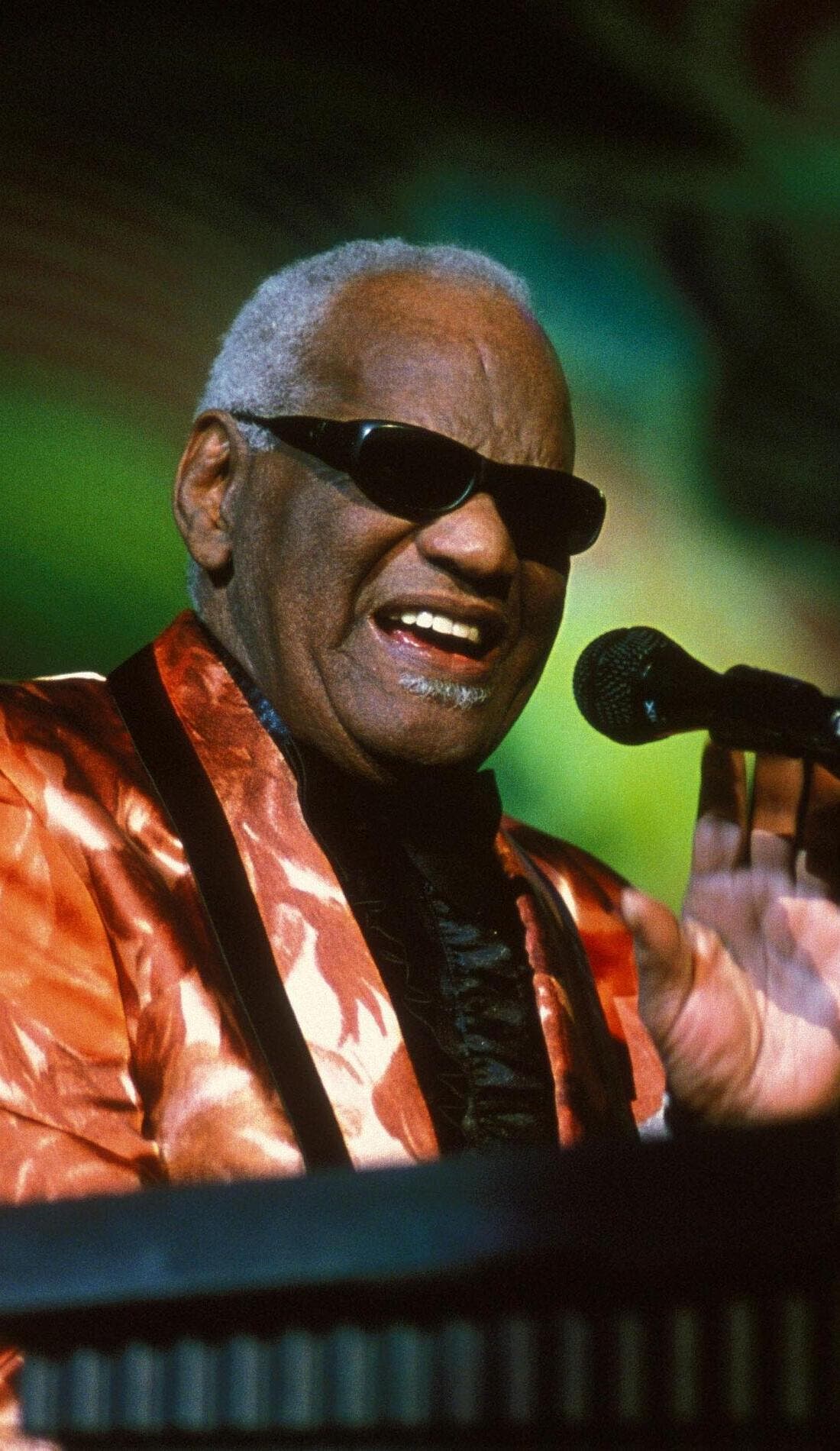 Ray Charles promotional image for upcoming events and ticket sales