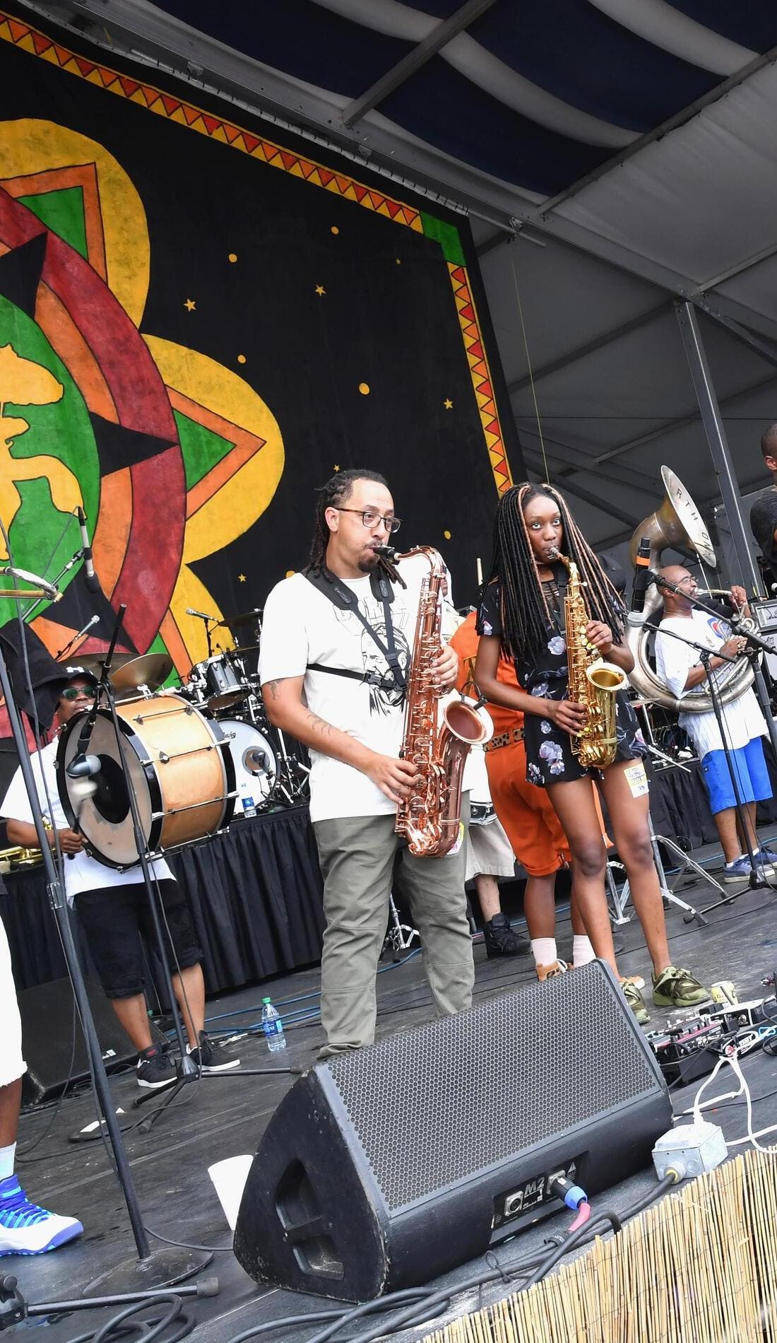 Rebirth Brass Band promotional image for upcoming events and ticket sales