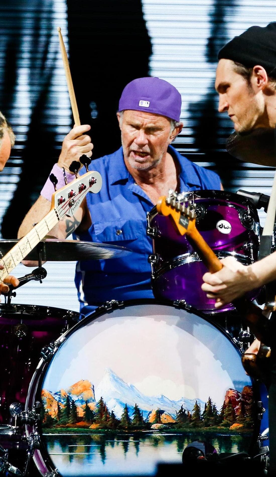 Red Hot Chili Peppers promotional image for upcoming events and ticket sales in Raleigh