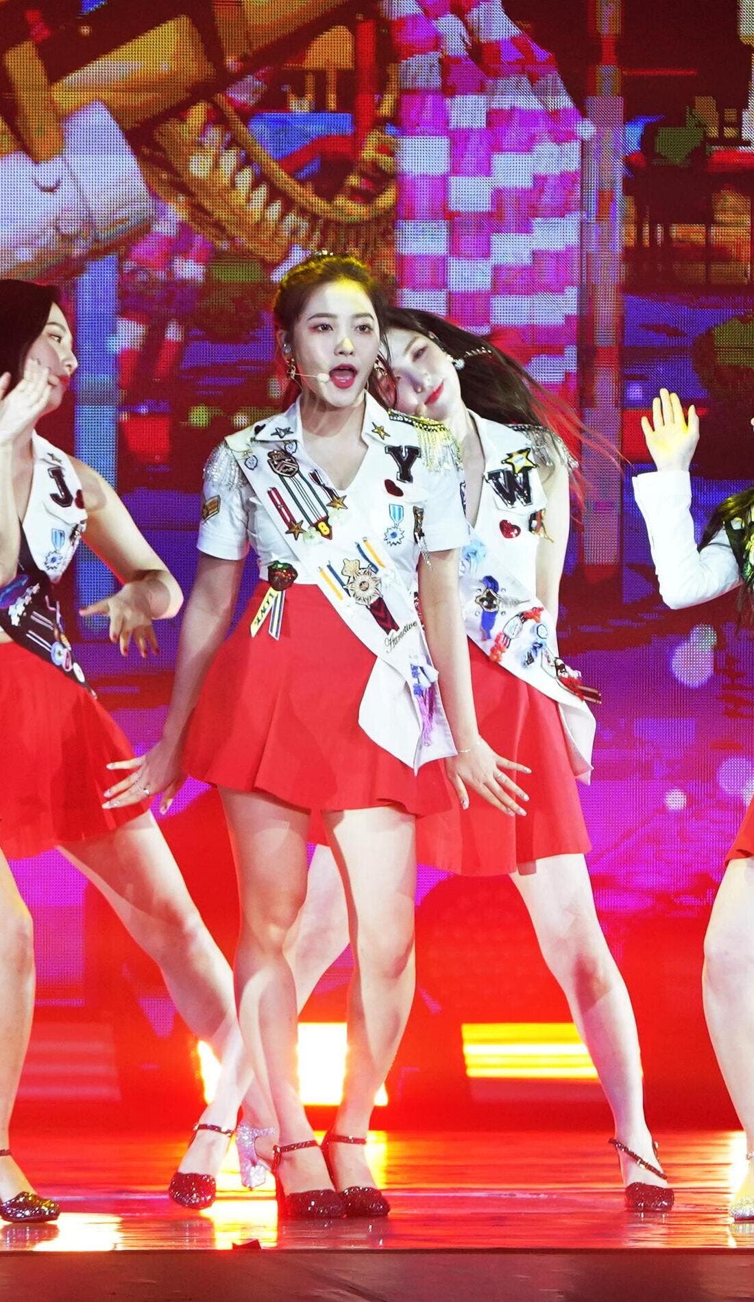 Red Velvet promotional image for upcoming events and ticket sales
