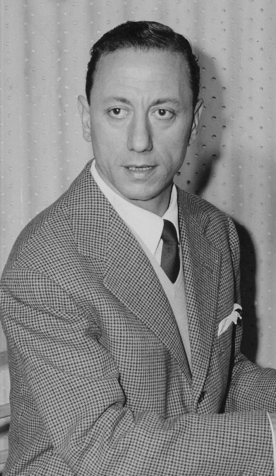 Renato Carosone promotional image for upcoming events and ticket sales