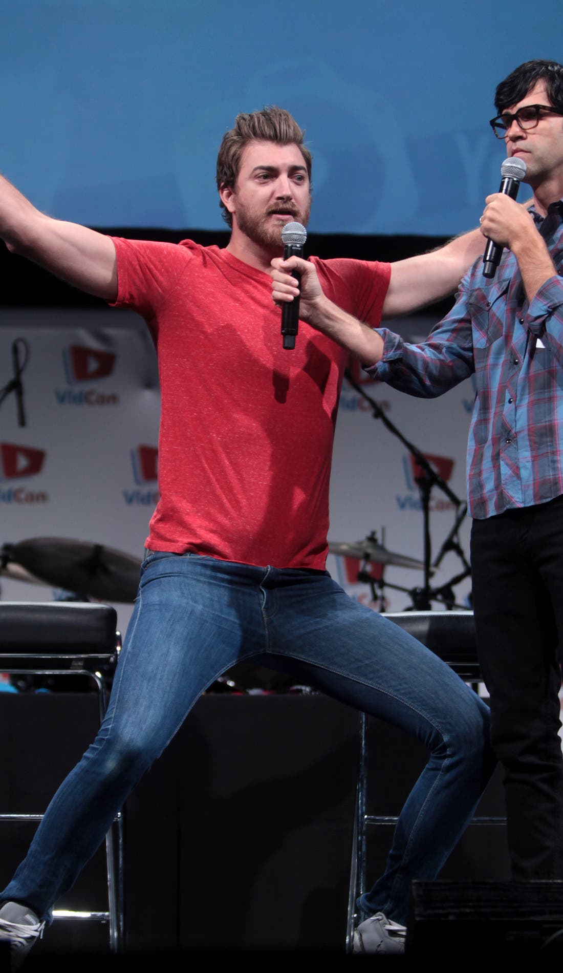 Rhett & Link promotional image for upcoming events and ticket sales