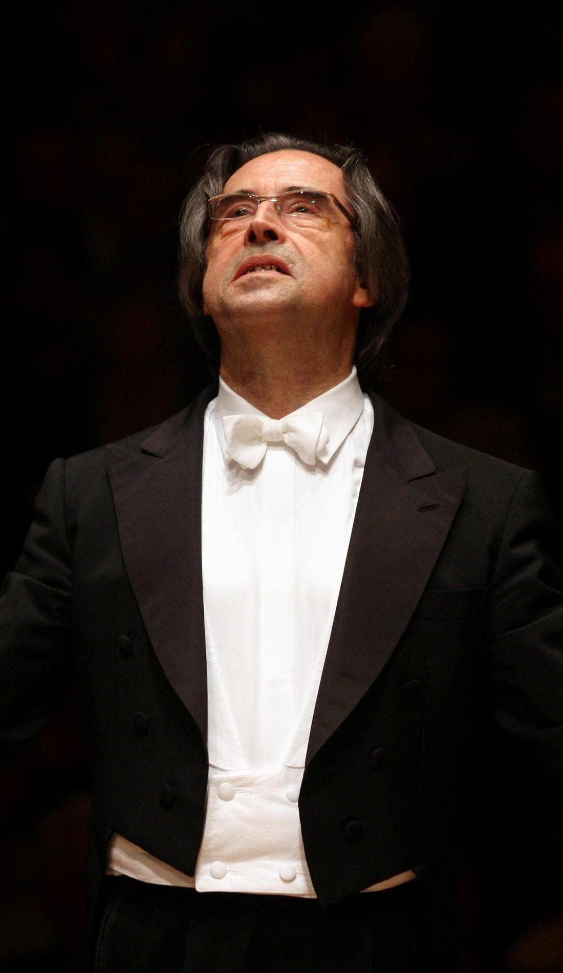 Riccardo Muti promotional image for upcoming events and ticket sales