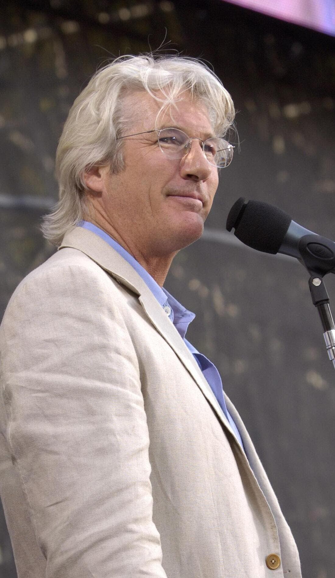 Richard Gere promotional image for upcoming events and ticket sales