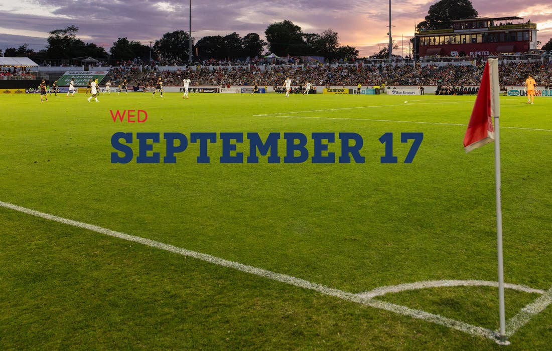 Promotional image for Portland Hearts of Pine at Richmond Kickers tickets at City Stadium on Sep 17, 2025